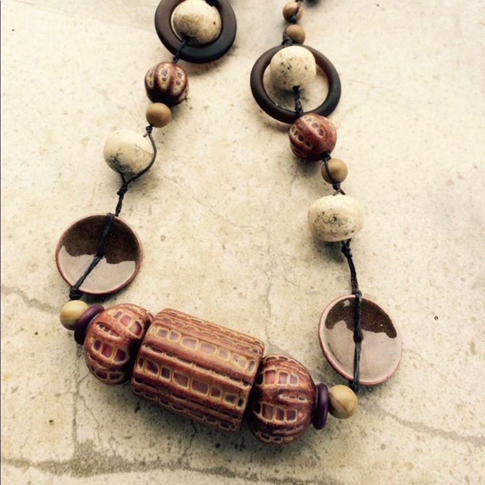 OOAK “the Colors of TUCSON” Lampwork Necklace